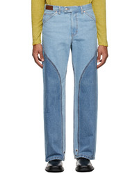 Andersson Bell Blue Lucas Contrast Panel Jeans