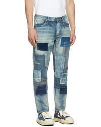 Fdmtl Blue Slim Fit Straight Cs85 Jeans