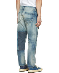 Fdmtl Blue Slim Fit Straight Cs85 Jeans
