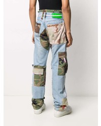 Gcds Cargo Recycle Straight Leg Jeans