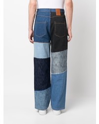 Ader Error Denim Patchwork Cotton Jeans