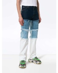 DUOltd Distressed Patchwork Jeans