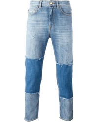 Love Moschino Patchwork Slim Fit Jeans
