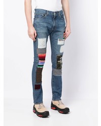 Junya Watanabe MAN Patchwork Fitted Jeans