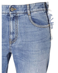 Stella McCartney Skinny Boyfriend Patchwork Denim Jeans