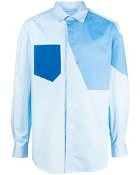 Neil Barrett Colour Block Panelled Shirt