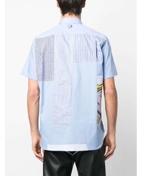Junya Watanabe MAN Mix Print Patchwork Cotton Shirt