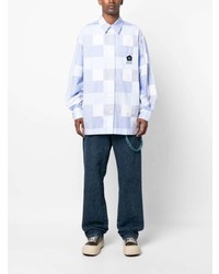 Kenzo Oversized Patchwork Long Sleeve Shirt