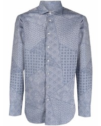 Etro Patchwork Pattern Button Up Shirt