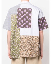McQ Patchwork Patterned Shirt