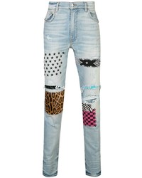 Amiri Patched Slim Jeans