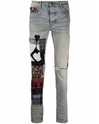 Amiri Patchwork Detail Denim Jeans
