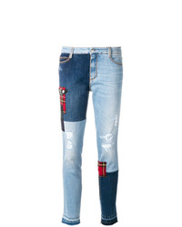 Ermanno Scervino Slim Patchwork Jeans