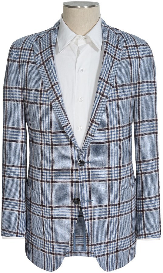 Peter Millar Vespa Oversized Glen Plaid Sport Coat 629 Sierra