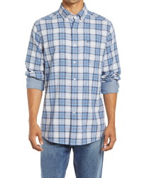 Southern Tide Classic Fit Plaid Chambray Shirt