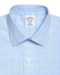Brooks Brothers Non Iron Regent Fit Large Plaid With Deco Dress Shirt