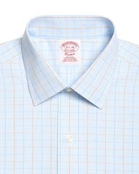 Brooks Brothers Non Iron Regular Fit Glen Plaid Dress Shirt