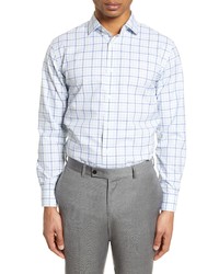 Nordstrom Men's Shop Trim Fit Medium Check Dress Shirt