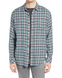 Rails Lennox Relaxed Fit Plaid Flannel Button Up Shirt