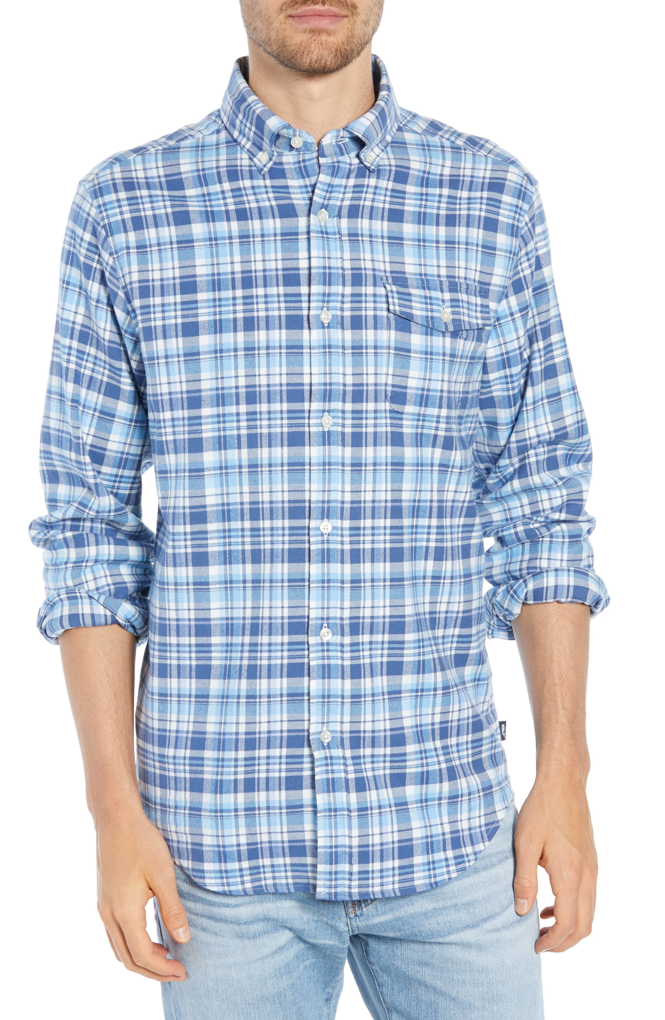 Regular-Fit Plaid Flannel Shirt