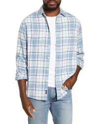 Faherty Seasons Regular Fit Plaid Flannel Button Up Shirt