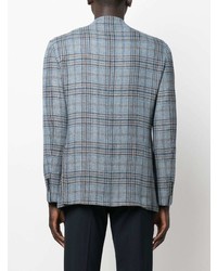 Lardini Check Single Breasted Jacket