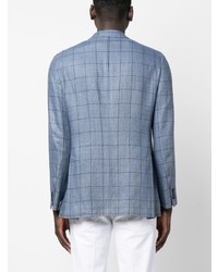 Brioni Plaid Single Breasted Blazer