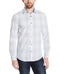Axist Long Sleeve Grid Plaid Light Woven Shirt