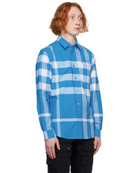 Burberry Blue Check Shirt