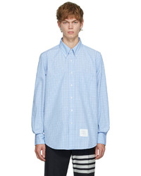 Thom Browne Blue Straight Fit Shirt