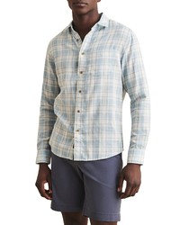Faherty Brand The Chill Doublecloth Plaid Print Long Sleeve Shirt In Dana Point Plaid At Nordstrom