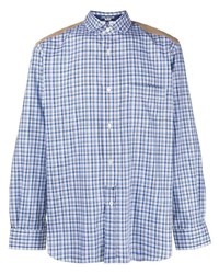 Junya Watanabe MAN Check Pattern Long Sleeve Shirt