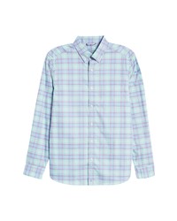 Vineyard Vines Classic Fit Plaid Button Up Shirt In Crystal Blue At Nordstrom