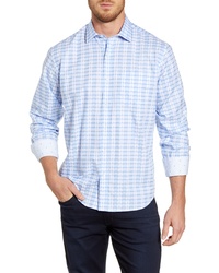 Bugatchi Classic Fit Plaid Button Up Shirt