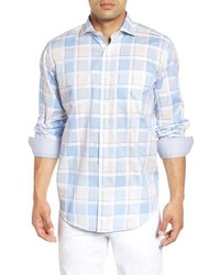 Bugatchi Classic Fit Plaid Sport Shirt