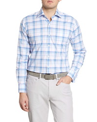 Peter Millar Milo Regular Fit Plaid Button Up Shirt