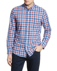 Nordstrom Men's Shop Nordstrom Shop Tech Smart Regular Fit Check Shirt