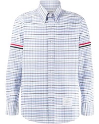 Thom Browne Oxford Checkered Buttoned Shirt