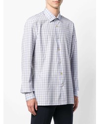 Kiton Plaid Button Shirt