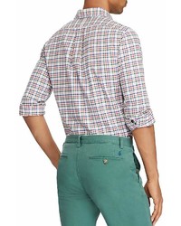 Polo Ralph Lauren Plaid Cotton Classic Fit Button Down Shirt