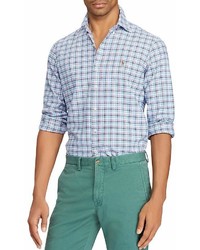 Polo Ralph Lauren Plaid Cotton Classic Fit Button Down Shirt