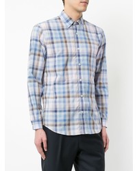 Gieves & Hawkes Plaid Fitted Shirt