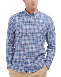 Barbour Spillman Plaid Shirt In Blue At Nordstrom