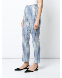 Rosie Assoulin Checked Cropped Trousers