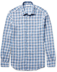 Boglioli Checked Linen Shirt