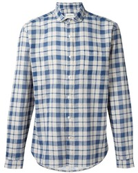 Oliver Spencer Eton Collar Checked Shirt