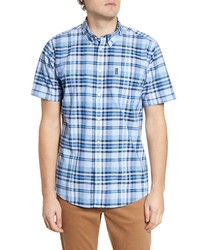 Barbour Madras 5 Tailored Fit Short Sleeve Shirt