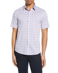 Zachary Prell Mateo Plaid Short Sleeve Button Up Shirt