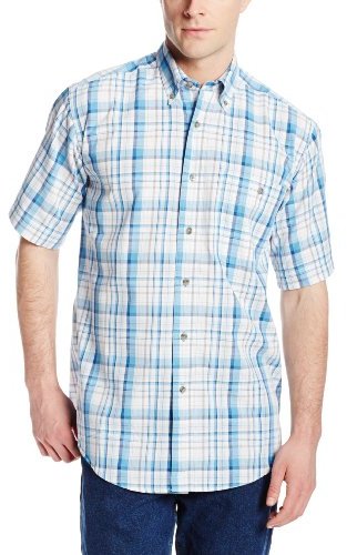 Wrangler Rugged Wear Blue Ridge Plaid Shirt, $22 | Amazon.com | Lookastic