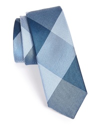 The Tie Bar Bison Silk Plaid Tie